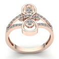 thumbnail image 3 of Natural 0.5ctw Round Cut Diamond Ladies Accent Bow Anniversary Engagement Ring Solid 10K Rose, White or Yellow Gold GH SI1, 3 of 3