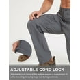 thumbnail image 4 of HARD LAND Mens Stretch Work Hiking Pants Quick Dry Lightweight Outdoor Travel Climbing Fishing Pants, 4 of 5