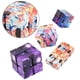 thumbnail image 3 of Cubo De Estrés Sensorial Mágico Cubo de juguete para matar el tiempo Cubo de juguete relajante para adultos y niños (flor de patrón de piedra), 3 of 8