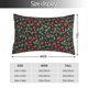 thumbnail image 2 of Fotbe Strawberry Funda de Almohada Decorativa Estilo Occidental, Lujo en Algodón, Fundas para Almohadas King, Cojín Estampado para Decoración del Hogar-20"x30", 2 of 6
