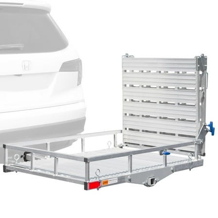 Silver Spring SC500-AF Folding Aluminum Scooter and Wheelchair Carrier with Ramp