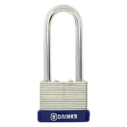 Brinks Laminated Steel Padlock, 40mm Body with 2-1/4 inch Shackle