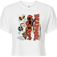thumbnail image 3 of Marvel Deadpool & Wolverine - Notebook Doodles - Juniors Cropped Graphic T-Shirt, 3 of 5