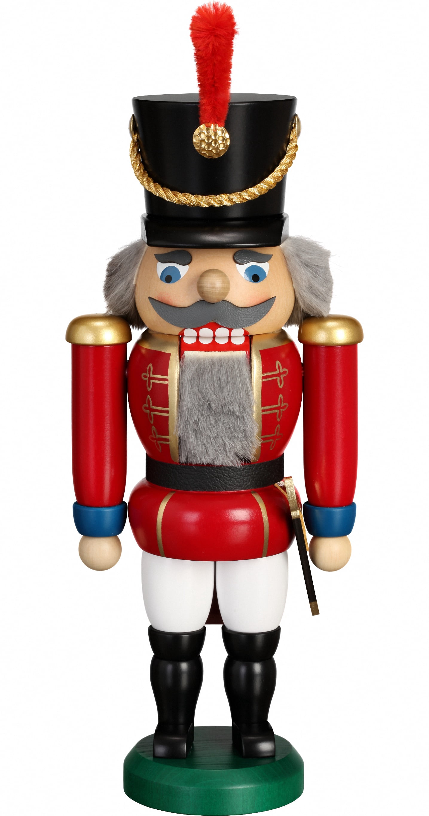 German Nutcracker Master Of The Mountain, Height 28 Cm / 11 Inch Original Erzgebirge By Seiffener Volkskunst Sv 11956