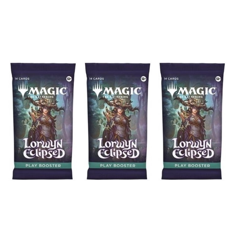 3 Packs Magic The Gathering Play Booster Pack Lot MTG Lorwyn Eclipsed -  Walmart.com