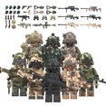 thumbnail image 1 of 8Pcs Special Forces Building Figures Set - Elite Soldier Minifigures, Collectible ABS Construction Toy Gift, 1 of 9