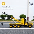 thumbnail image 3 of MACTANO Construction Vehicle Building Block Set Heavy Trailer Kit Plastic Toy Gift for Kid Yellow, 3 of 8