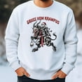 thumbnail image 2 of Gruss Vom Krampus Sweatshirt – Gothic Christmas Horror Crewneck, Dark Nordic Folklore Holiday Pullover, 2 of 5