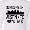 thumbnail image 4 of Inktastic Austin Texas Someone Loves Me Skyline Long Sleeve Youth T-Shirt, 4 of 5