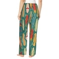 thumbnail image 3 of Pajama Pants Women, colorful surf boards Sweatpants Soft Sleep Lounge Pants, Casual PJ Bottoms Pants with Pockets, 3 of 5