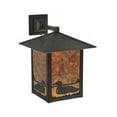 thumbnail image 4 of Meyda Tiffany 118426 12" W Seneca Loon Solid Mount Wall Sconce - Amber Mica, 4 of 6