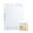Blue, variant on Sleek Clear, Binder with A4 Rotating Double Ring Binder — 12.0x9.0 Inch Document Organizer, Made of Plastic Clear Exam Paper Folder for Campus Study