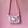 thumbnail image 4 of Sanrio-Bolsos de mensajero de Pu de dibujos animados para niños, bolsos de hombro informales, mochilas de Anime Kawaii, Tote estampado de doble cara, bolsa impermeable, 4 of 4