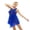 A Blue, variant on Women Girls Lyrical Dance Costume Sweetheart Sequins Ballet Dance Dress High Low Skirt