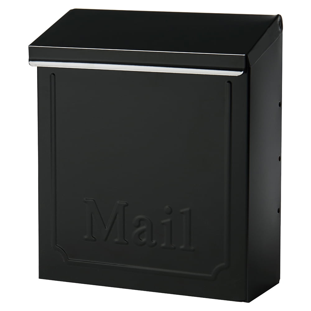 Solar Group THVKB001 10.75" Black Townhouse Wall Mount Mailbox by Solar Group