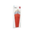 thumbnail image 3 of KINGART Studio Bristle Brushes, Rounds & Flats, Long Handle, Set of 12, 3 of 5