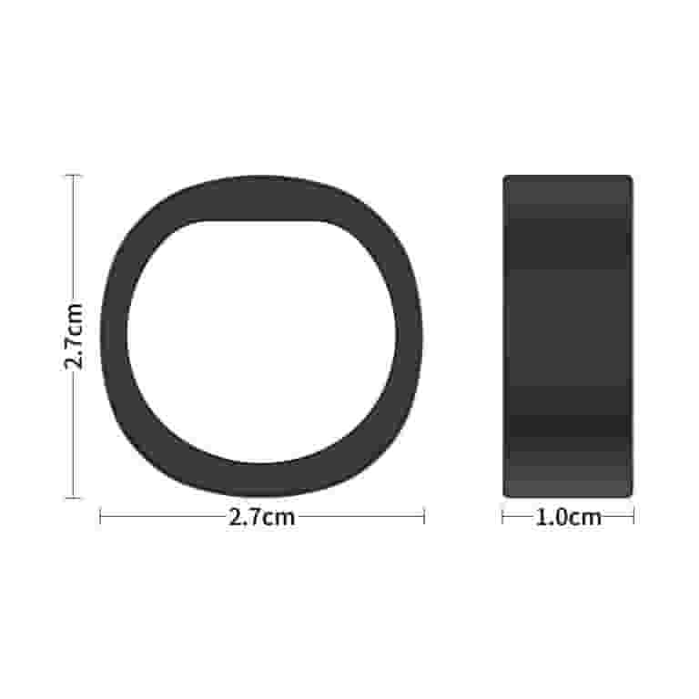 8 Pack Ring Case Cover For RingConn Gen 2/2 Air, Elastic Thin Silicone Ring Protector Compatible With RingConn Gen 2 Air For Women/Men Gym Workout, Fits 6/7/8 RingSizes (S