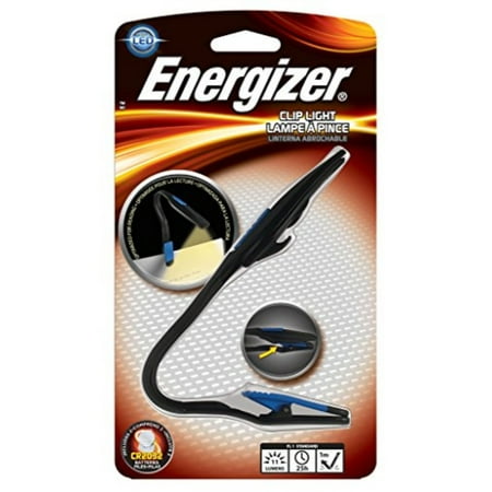Energizer Clip Book Light for Reading, LED Reading Light for Books and Kindles, 25 Hour Run Time (Batteries