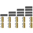 thumbnail image 1 of 10PCS 10 AWG Gauge Wire Connector Nut Kit, 60A Quick Wiring Connection Terminal with Screws and Heat Shrink Tube, 1 of 5