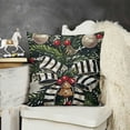 thumbnail image 2 of SHANXI Christmas Christmas Striped Decoration Pillow Case Decor for Home Sofa Couch 18x18in, 2 of 5