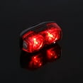 thumbnail image 3 of Qiilu Safety Back Rear Tail,Flashing Light,Cycling 2 LED Flashing Light Lamp Safety Back Rear Tail New Bright Bike Bicycle Warning Light, 3 of 10