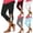 Style3-Black capri leggings for women, variant on Capri Leggings for Women Plus Size Cotton Slim Fit Lounge Print Leggings Workout Stretchy Gym Tight Pants Soft Tummy Control Workout Yoga Pants Black XXL