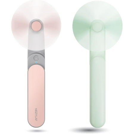 

2p Handheld Mini Fan 3 Speeds Rechargeable Travel Fan Portable USB Small Pocket Fan Personal Fan with Power Bank for Women Outdoor Travel essentials