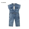 thumbnail image 2 of Seyurigaoka Summer Bodysuit Romper Denim Strap Overall Jumpsuit Pants Outfits, 2 of 7