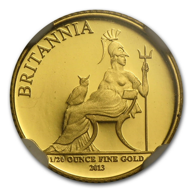 2013 イギリス　ブリタニア 1￡　金貨　NGC PF70 UC 2013 Great Britain 1/20 oz Proof Gold Britannia PF-70 NGC