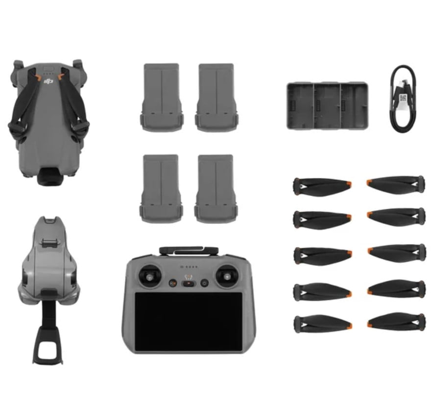 DJI Mini 5 Pro Drone CA Fly More Combo (RC 2) 1" CMOS Sensor, 4K Video, Obstacle Sensing, 4 Battery Bundle with Deco Essentials CPS Exclusive 26 Month Protection Pack, Software & Accessory Kit