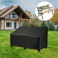 thumbnail image 3 of OPTUTUS Outdoor Garden Patio Sofa Chair Cover Sunshade Cloth Cover Black 420D Oxford Cloth, 3 of 7
