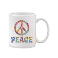 thumbnail image 2 of Peace And Sign Mug - SPIdeals Designs,, 2 of 4