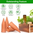 thumbnail image 3 of Terracotta Watering Spikes 6 Pack Plant Watering Devices Wine Bottle Automatic Plant Waterer for Vacations, Self Watering Stakes for Indoor Outdoor Plants, 3 of 10