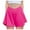 Hot Pink-a, variant on QHFBli Crossover Athletic Shorts for Women 2 in 1 Flowy Running Shorts with Pockets Spandex Butterfly Workout Tennis Skorts