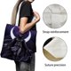 thumbnail image 3 of Moon Knight Bolso de tela con estampado de lienzo para mujer, bolsa de compras reutilizable y estética, con cremallera interior, regalo para mujer, 35 × 40 cm., 3 of 6
