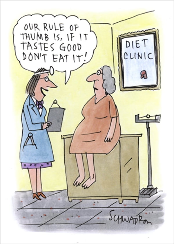 How To Diet As A Lady Spoiler Oatmeal Studios Woman at Diet Clinic Funny / Humorous Feminine Get Well