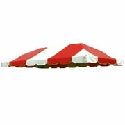 10' x 20' Outdoor Wedding Canopy Frame Event Tent Top ONLY, Red