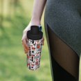 thumbnail image 6 of Honeii Modern Life Print 18OZ Sports Insulated Kettle,Double-Walled Stainless Steel Water Bottle with Leak-Proof Lid, Perfect for Outdoor, Sports, and Travel, 6 of 7