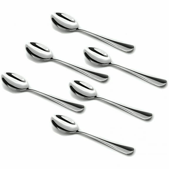 ACDANC Espresso Spoons, Mini Coffee Spoon, 5.2 Inches Stainless Steel Small Spoons for Dessert, Set of 6 Coffee Spoons
