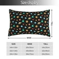 thumbnail image 2 of Salouo Solar System Planets Space Pattern Pillow Cases,1PC Pillow Covers with Envelope Closure Decorative Pillow Case for Bed Couch,Pillows Not Included-16"x24", 2 of 6