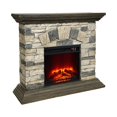 thumbnail image 2 of LIVILAND 40" Magnesium Oxide Freestanding Electric Fireplace in Brown, 2 of 8