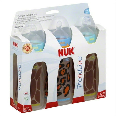 Gerber Nuk Trendline Orthodontic Bottle, Anim
