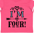 thumbnail image 4 of Inktastic 4th Birthday 4 Year Old Arrow Girls Toddler T-Shirt, 4 of 5