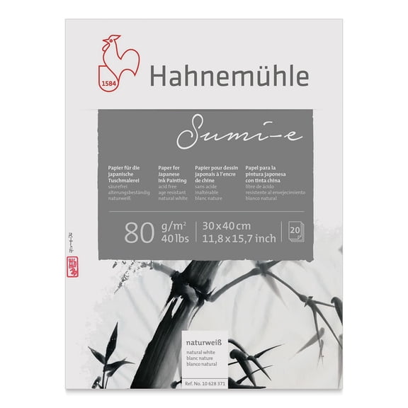 Hahnemuhle Sumi-e Paper Pad - 12" x 16", 20 Sheets