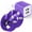 Purple, variant on Dual-Port Wall Charger Block with 2 Pack 10FT USB-A to Type-C Braided Cables, Phone Charger Compatible with iPhone 17/16/15 Pro Max iPad Pro Galaxy S26 Android, Purple
