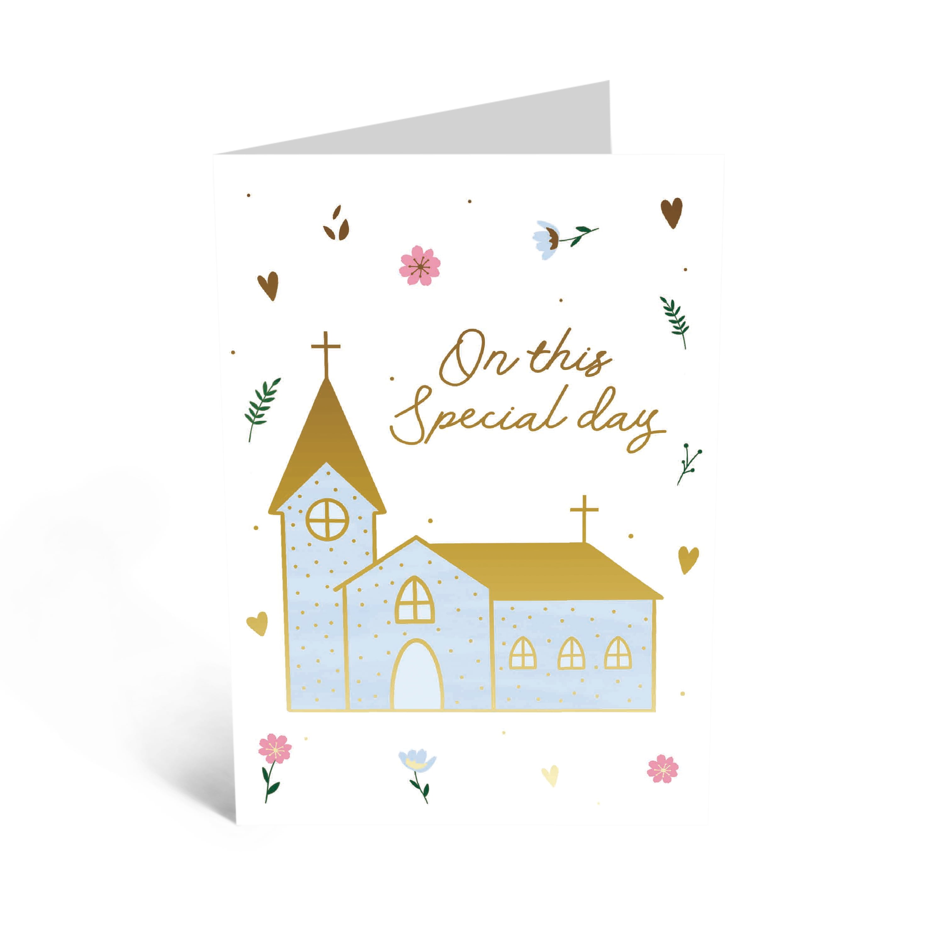 First Communion Cards Baptism Cards for Girls 'On This Special Day' Confirmation Cards for