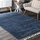 thumbnail image 2 of Nuloom Neva Plush Shag Acent Alfombra, 2 'x 3', azul nuLOOM Ver descripción, 2 of 2