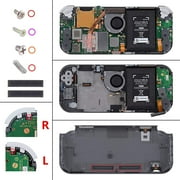 eXtremeRate Glacier Blue DIY Replacement Shell for Nintendo Switch Lite, NSL Handheld Controller Housing w/Screen Protector, Custom Case Cover for Nintendo Switch Lite
