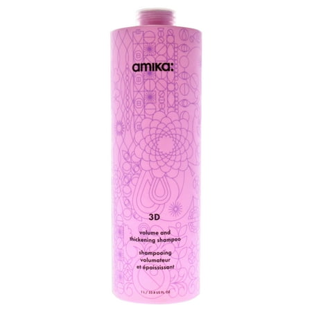 Amika 3D Volume and Thickening Shampoo,33.8 oz Shampoo
