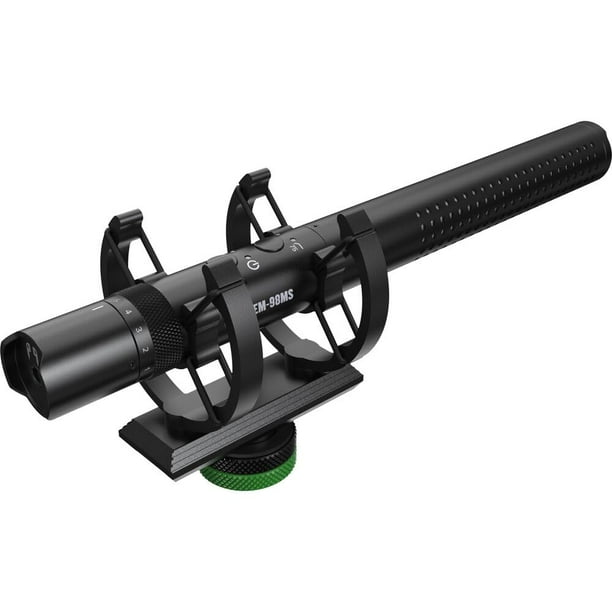 Micrófono tipo Shotgun Mackie EM-98MS con salida USB y batería